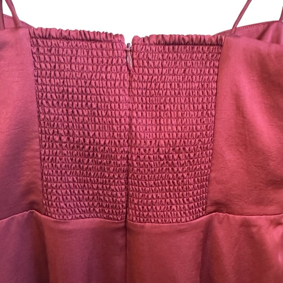 J Crew Collection Elegant Burgundy Slip Dress Midi size 4 NWT - Picture 7 of 8